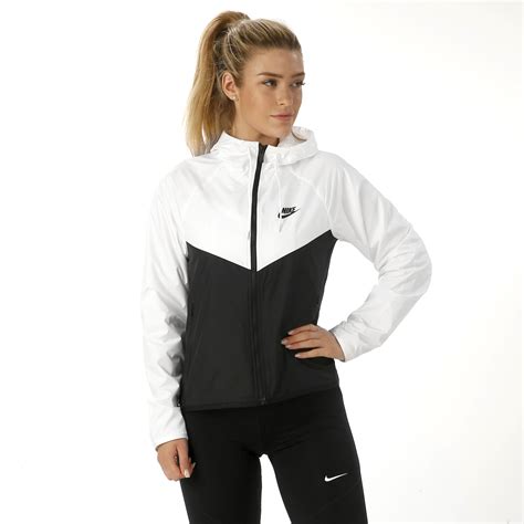 nike windrunner trainingsjacke damen schwarz weiß|Nike Sportswear Windrunner Trainingsjacke Damen Weiß, .